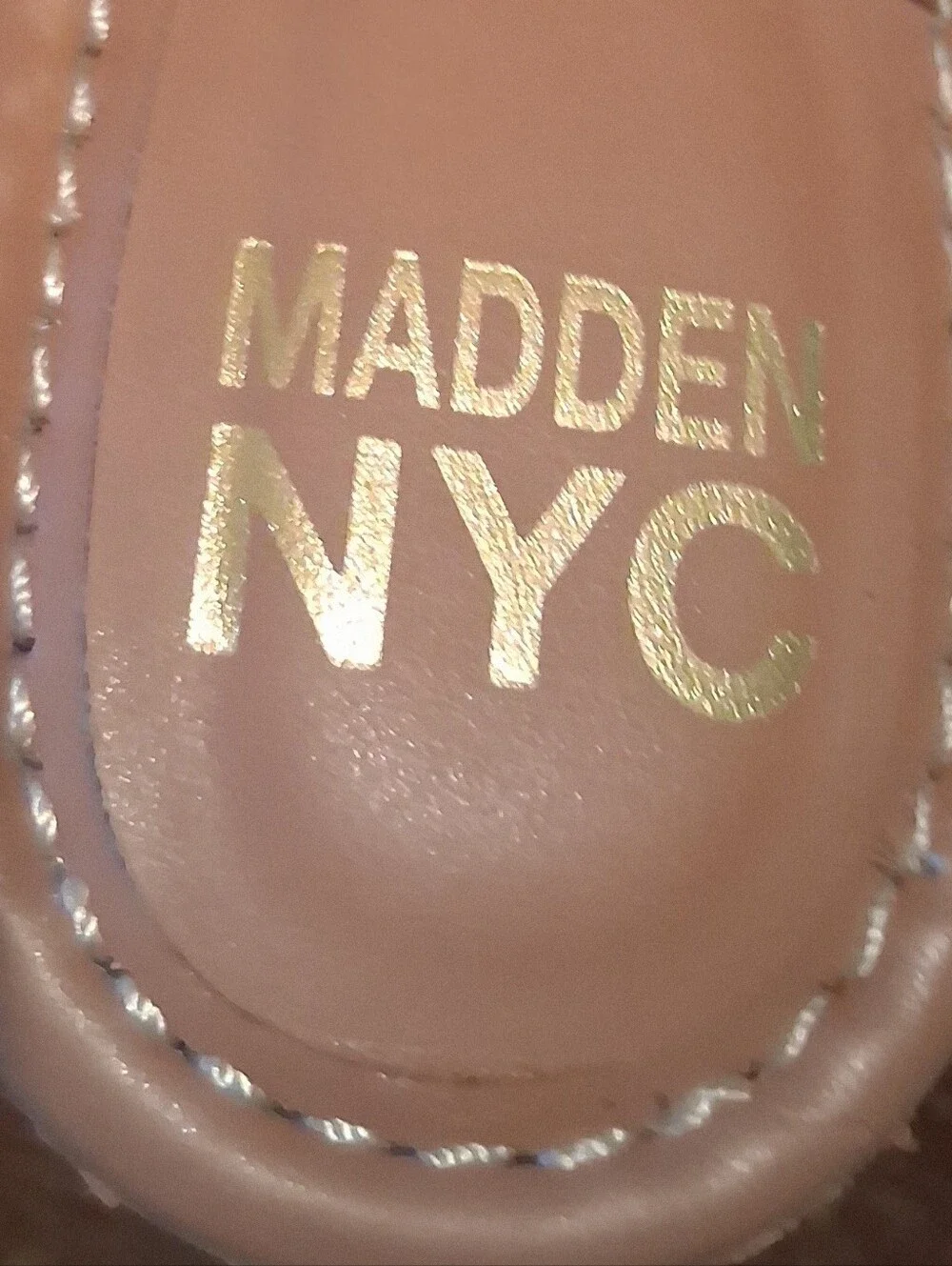 Madden NYC Clear Strap Espadrille Wedge Sandals in Nude